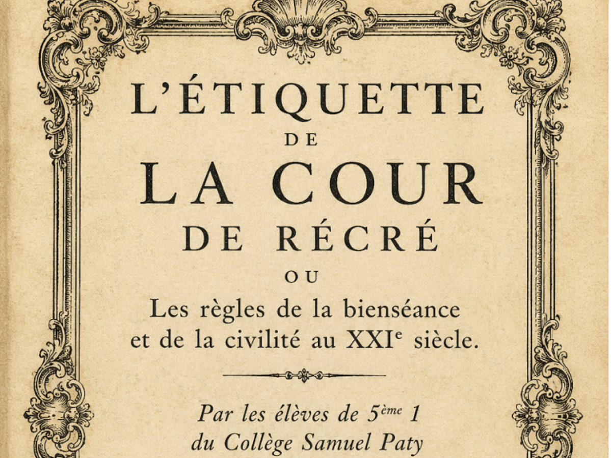 L’étiquette de la cour de&nbsp;récré